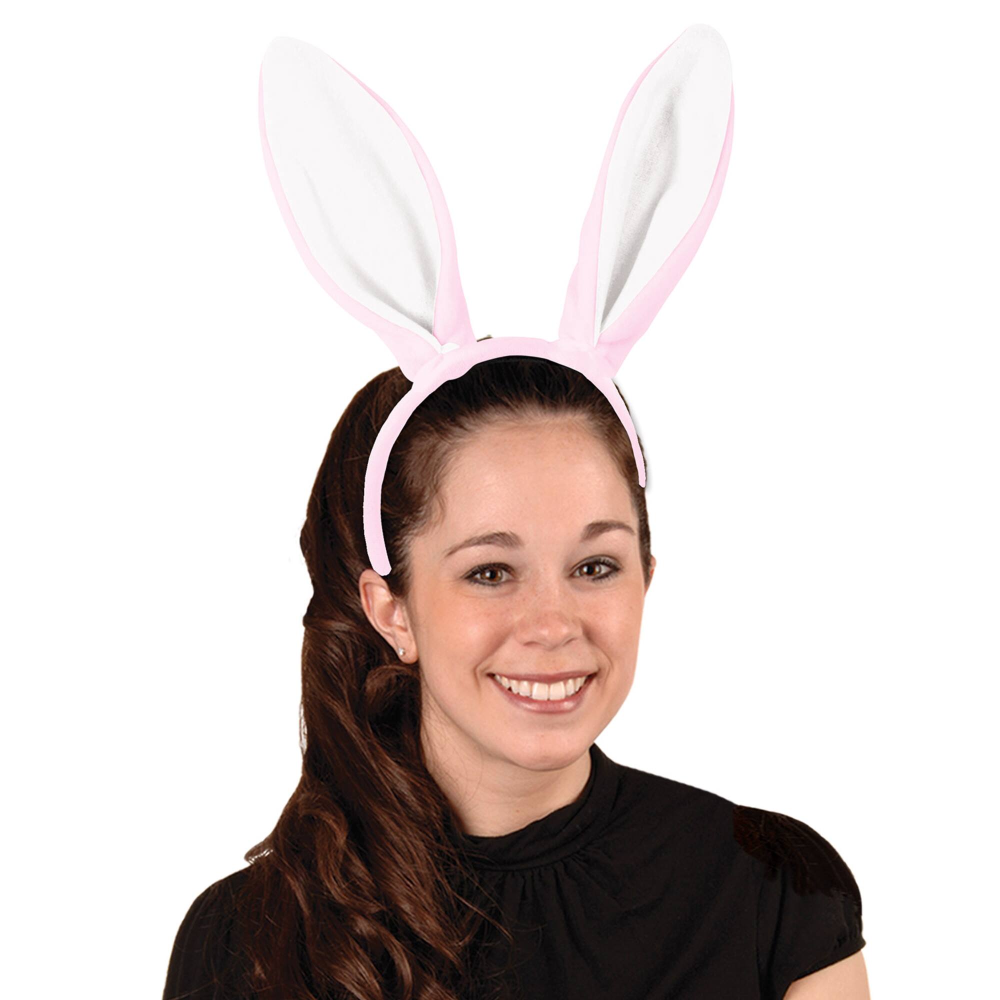 Beistle Adult Pink Soft-Touch Bunny Ears, 3ct.